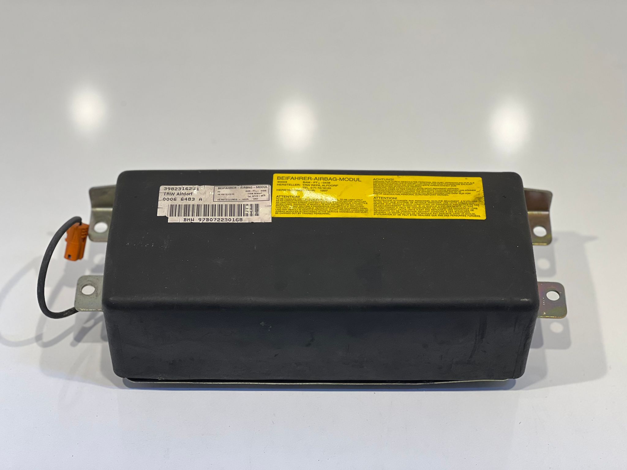 3982316251 BMW E38 E39 YOLCU AIRBAG 3982316251 BMW E38 E39 YOLCU AIRBAG