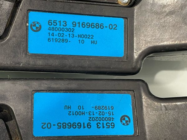 BMW F10 koltuk altı bas hoparlör 65139169686 – 9169686, orijinal ses sistemi yedek parçası.