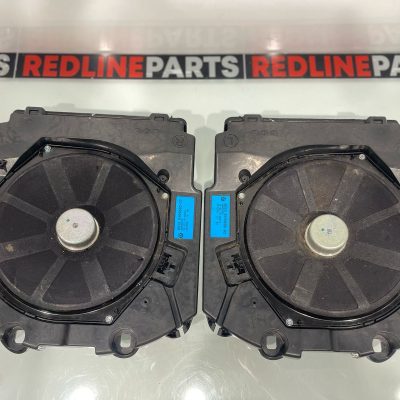 BMW F10 koltuk altı bas hoparlör 65139169686 – 9169686, orijinal ses sistemi yedek parçası.