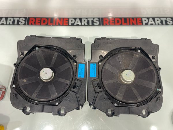 BMW F10 koltuk altı bas hoparlör 65139169686 – 9169686, orijinal ses sistemi yedek parçası.