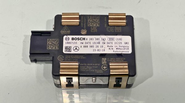 Mercedes W177 Ön Radar Beyni – Parça No: A0009052616 / 0009052616 / 0203305143. Orijinal ön radar sensör beyini yedek parçası.