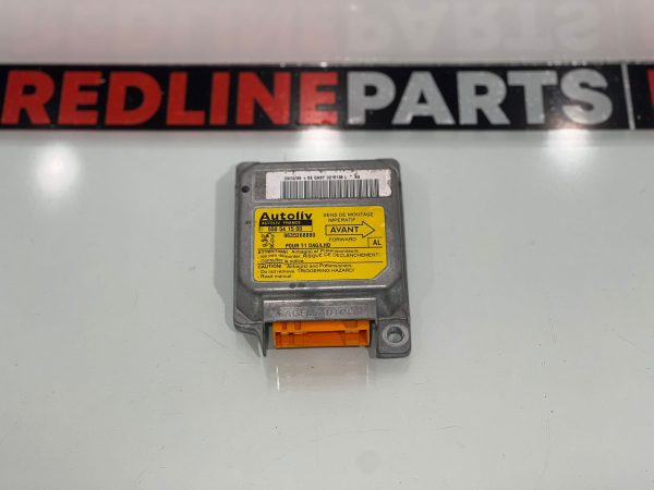 Peugeot 206 airbag (hava yastığı) beyni – Parça No: 550541500, güvenlik sistemi ECU modülü.